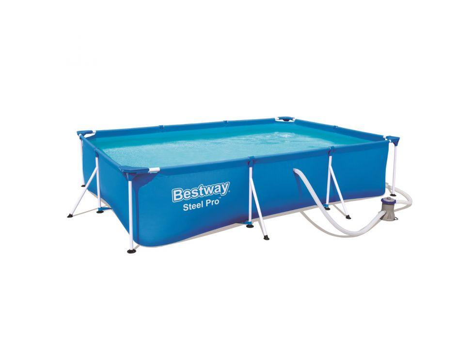 Piscina fuori terra rettangolare 300x201x66 Steel Pro Bestway - Brico Sapiens - L' evoluzione del fai da te Piscina fuori terra rettangolare 300x201x66 Steel Pro Bestway - Brico Sapiens - L' evoluzione del fai da te
